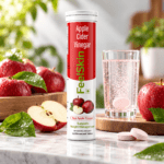 FeelSkin Apple Cider Vinegar Effervescent Tablets – Real Apple Flavour | 15 Tablets